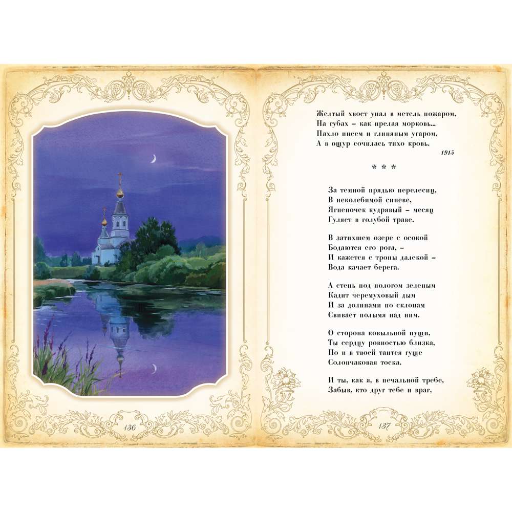 Книга С.А. Есенин "Гори, звезда моя" в коже страницы Книга С.А. Есенин "Гори, звезда моя" в коже страницы